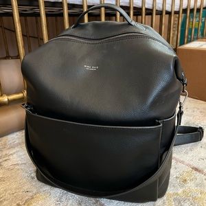 Mina Baie Midi Stevie Gunmetal Real Leather